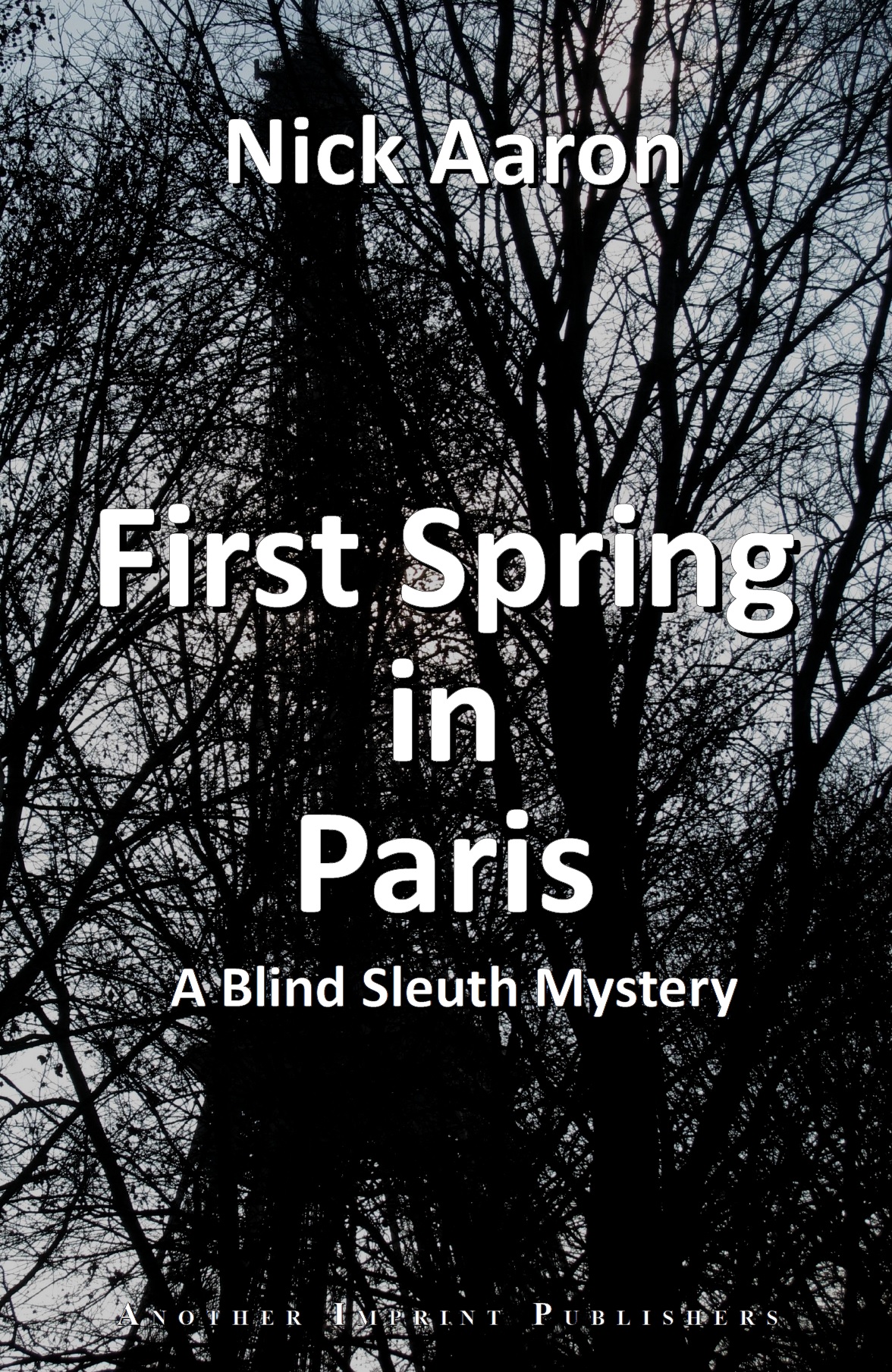 Book cover First spring in Paris: view of the Eiffel tower